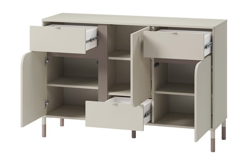 Monfort Möbelset För Sovrum - Beige - Möbler - Säng - Möbelset för sovrum