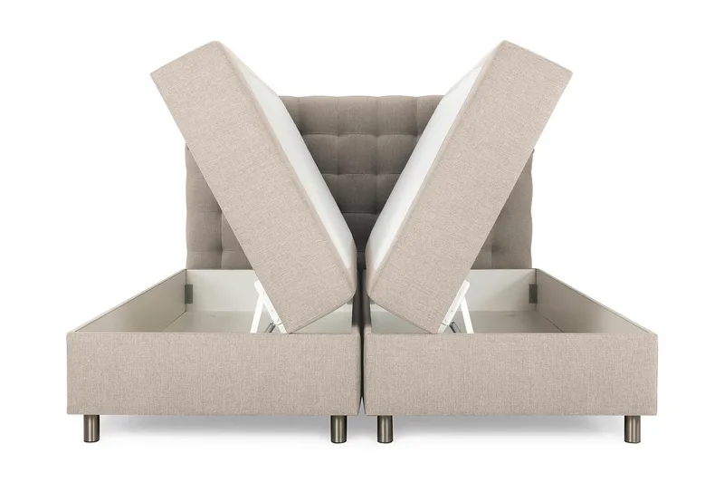 Montana Förvaringssäng 180x200 - Beige - Möbler - Säng - Enkelsäng