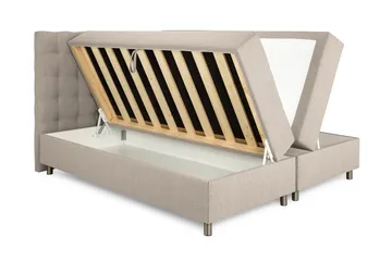 Montana Förvaringssäng 180x200 - Beige - Möbler - Säng - Enkelsäng