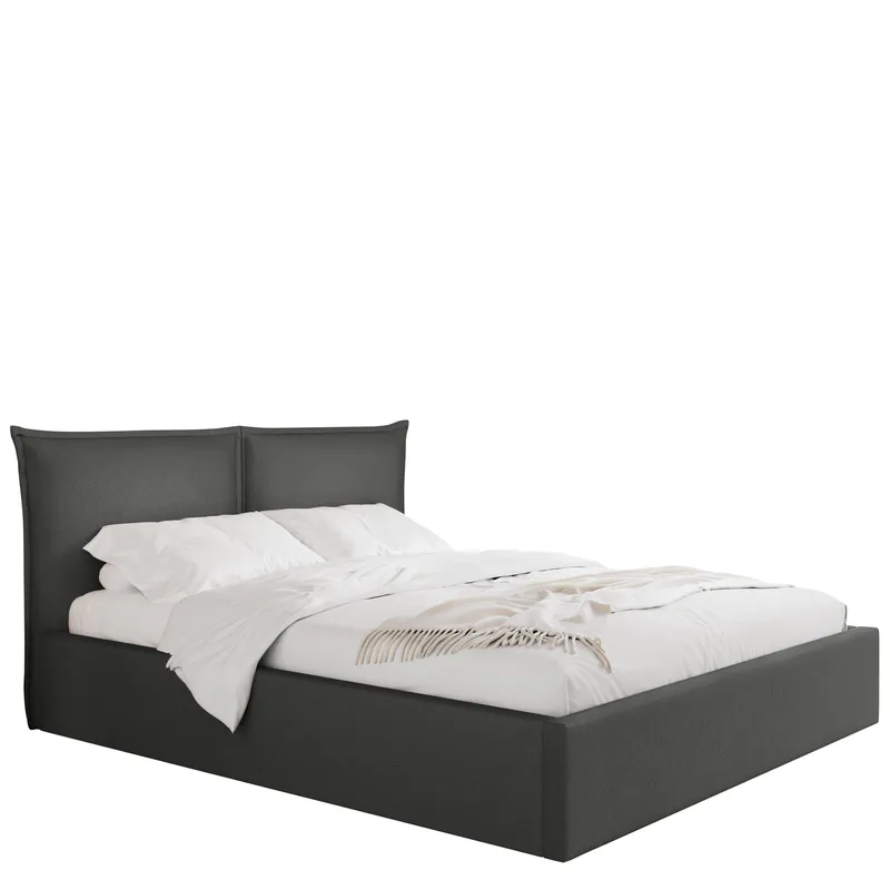 Morricon Sängram 160x200 cm, Grå