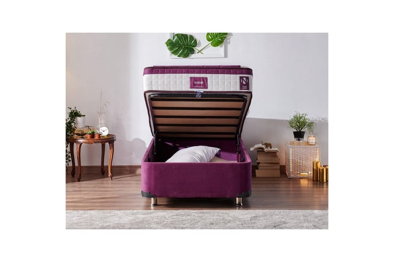 Mytikas Sängram 90x190 cm - Violet - Möbler - Säng - Sängram & sängstomme