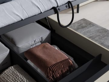 Navron Möbelset För Sovrum - Beige/Svart - Möbler - Säng - Möbelset för sovrum