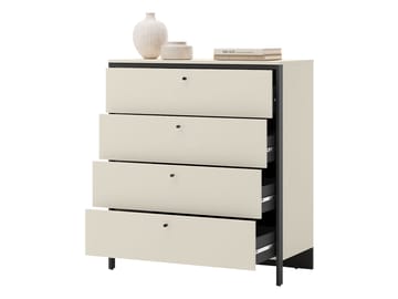 Navron Möbelset För Sovrum - Beige/Svart - Möbler - Säng - Möbelset för sovrum