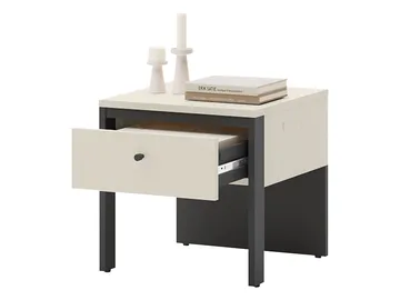 Navron Möbelset För Sovrum - Beige/Svart - Möbler - Säng - Möbelset för sovrum