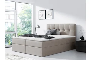 Neitisuanto Sängpaket Kontinentalsäng 140x200 cm - Beige - Möbler - Säng - Kontinentalsäng