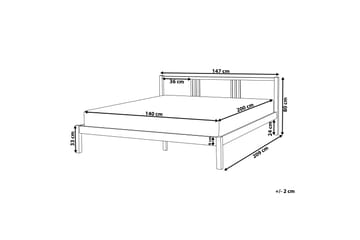Newbegin Sängram 140x200 Vit Vit - Vit - Möbler - Säng - Sängram & sängstomme