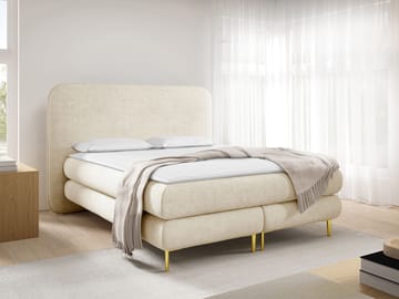 Neylinus Sängpaket Kontinentalsäng 140x200 cm - ljusbeige - Möbler - Säng - Kontinentalsäng