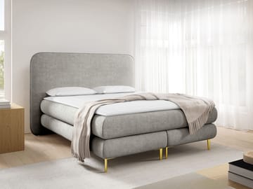 Neylinus Sängpaket Kontinentalsäng 160x200 cm - grå - Möbler - Säng - Kontinentalsäng