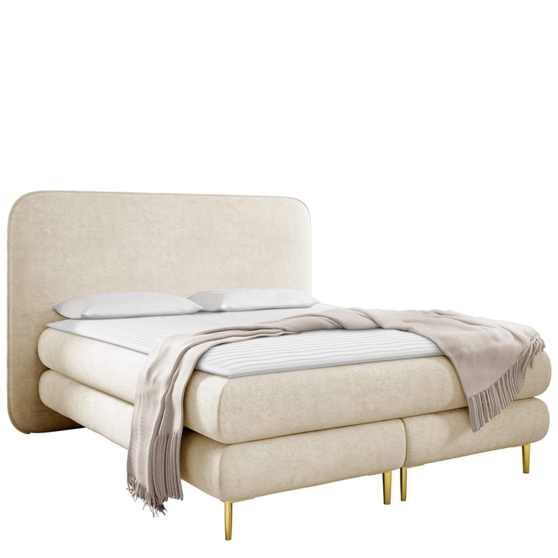 Neylinus Sängpaket Kontinentalsäng 180x200 cm - ljusbeige - Möbler - Säng - Kontinentalsäng