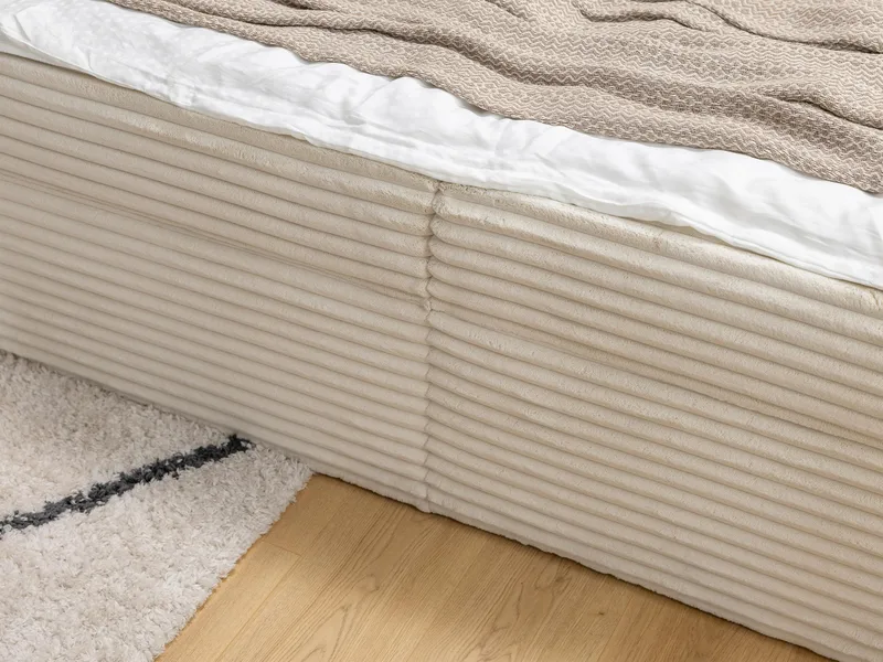 Neyrin Sängpaket Kontinentalsäng 140x200 cm med Förvaring - Ljusgrå - Möbler - Säng - Kontinentalsäng