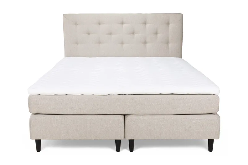 Nice Deluxe Komplett Sängpaket 160x200 - Beige - Möbler - Säng - Kontinentalsäng