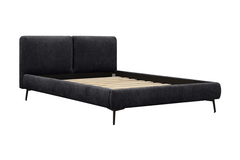 Nordic Komplett Sängpaket 120x200 cm med sänggavel - Mörkgrå - Möbler - Säng - Ramsäng