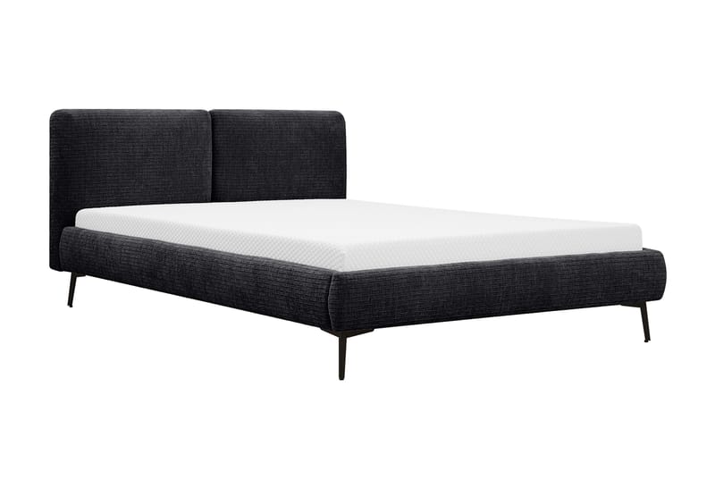 Nordic Komplett Sängpaket 120x200 cm med sänggavel - Mörkgrå - Möbler - Säng - Ramsäng