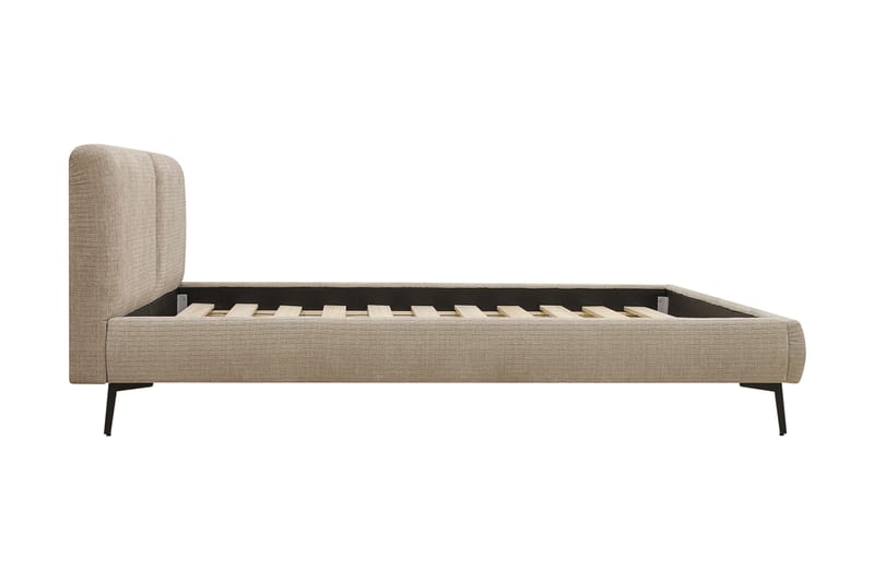 Nordic Komplett Sängpaket 140x200 cm med sänggavel - Beige - Möbler - Säng - Ramsäng