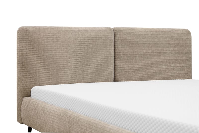 Nordic Komplett Sängpaket 140x200 cm med sänggavel - Beige - Möbler - Säng - Ramsäng