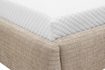 Nordic Komplett Sängpaket 140x200 cm med sänggavel - Beige - Möbler - Säng - Ramsäng