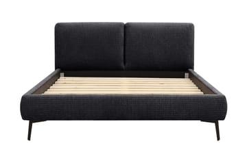 Nordic Komplett Sängpaket 140x200 cm med sänggavel - Mörkgrå - Möbler - Säng - Ramsäng