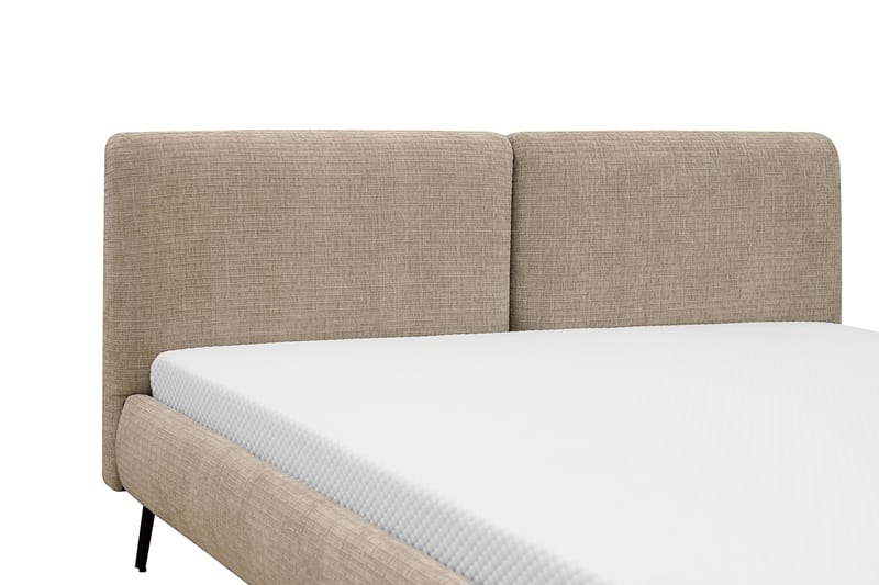 Nordic Komplett Sängpaket 180x200 cm med sänggavel - Beige - Möbler - Säng - Ramsäng