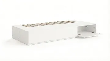 Ingen mellanmadrass - Vit