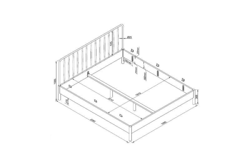 Oliv Sängram - Ek - Möbler - Säng - Sängram & sängstomme