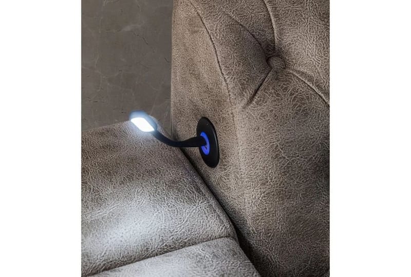 Olyvan Sängpaket med bänk och förvaring 250x290 cm Konstläder - Brun - Möbler - Säng - Sängram & sängstomme