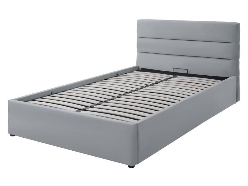 Omrynn Sängram med förvaring 120x200 cm - grå - Möbler - Säng - Säng med förvaring