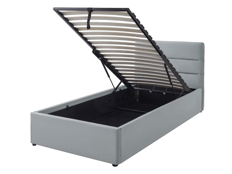 Omrynn Sängram med förvaring 90x200 cm - beige - Möbler - Säng - Säng med förvaring