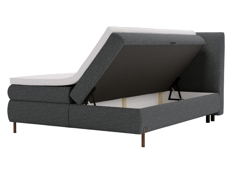 Orvalen Sängpaket Kontinentalsäng 140x200 cm med Lyftförvaring - senapsgul - Möbler - Säng - Kontinentalsäng