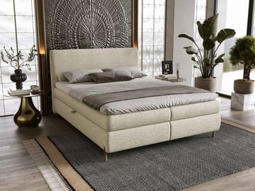 Orvalen Sängpaket Kontinentalsäng 180x200 cm med Lyftförvaring - beige - Möbler - Säng - Kontinentalsäng