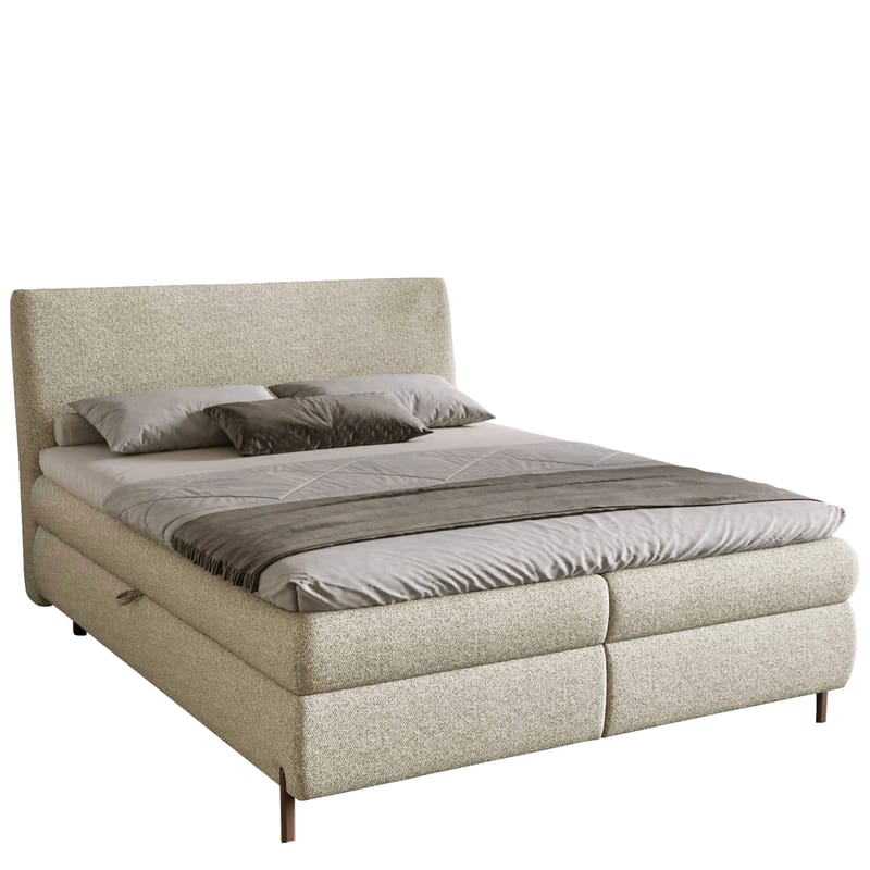 Orvalen Sängpaket Kontinentalsäng 180x200 cm med Lyftförvaring - beige - Möbler - Säng - Kontinentalsäng