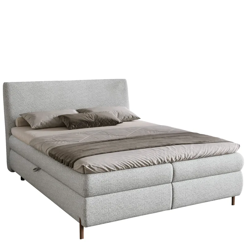 Orvalen Sängpaket Kontinentalsäng 180x200 cm med Lyftförvaring - ljusgrå - Möbler - Säng - Kontinentalsäng