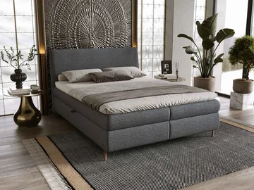 Orvalen Sängpaket Kontinentalsäng 180x200 cm med Lyftförvaring - mörkgrå - Möbler - Säng - Kontinentalsäng