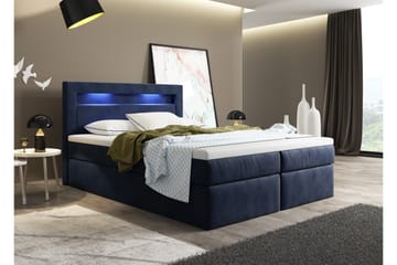Oscar Sängpaket 160x200cm LED-belysning - Möbler - Säng - Kontinentalsäng