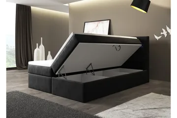 Oscar Sängpaket 160x200cm LED-belysning - Möbler - Säng - Kontinentalsäng