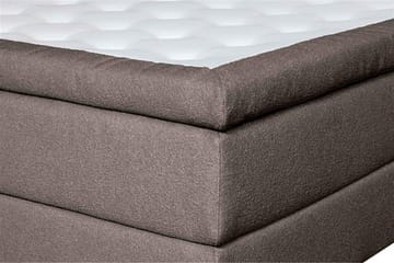 Oslo Lyx Kontinentalsäng 140 knappar loop 8 - Ljusbrun - Möbler - Säng - Kontinentalsäng