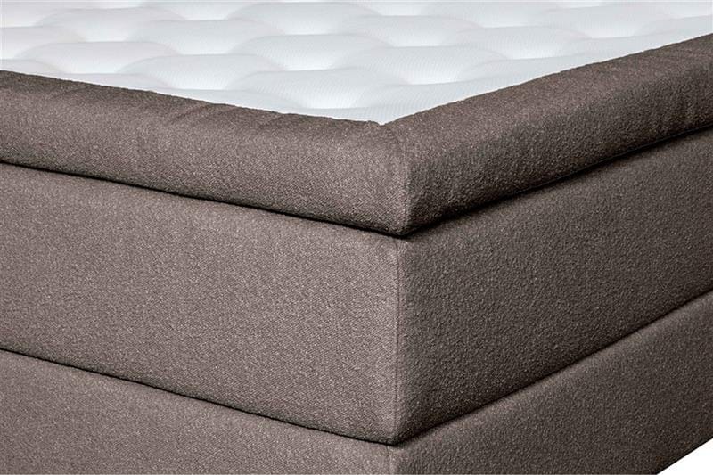 Oslo Lyx Kontinentalsäng 140 knappar loop 8 - Ljusbrun - Möbler - Säng - Kontinentalsäng