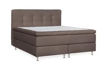 Oslo Lyx Kontinentalsäng 180 knappar loop 8 - Ljusbrun - Möbler - Säng - Kontinentalsäng