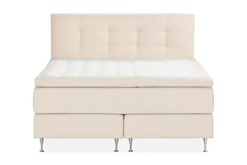 Oslo Lyx Kontinentalsäng Boucle 180x200 - Ljusbeige - Möbler - Säng - Kontinentalsäng