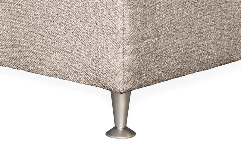 Oslo Lyx Sängpaket 140 Curved Sänggavel - Beige - Möbler - Säng - Kontinentalsäng