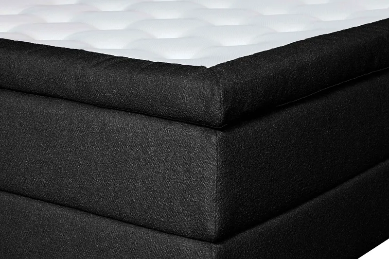 Oslo Lyx Sängpaket 160 curved loop 20 - Svart - Möbler - Säng - Kontinentalsäng