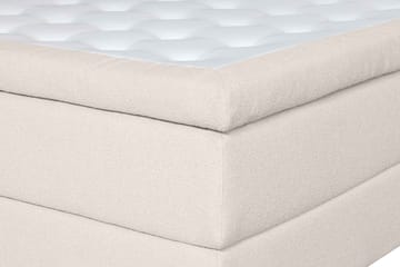 Oslo Lyx Sängpaket 160 Curved Sänggavel - Ljusbeige - Möbler - Säng - Kontinentalsäng