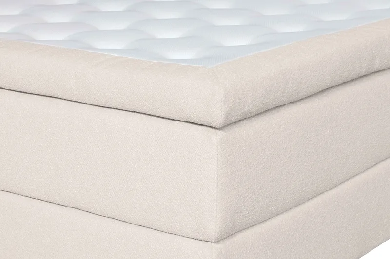 Oslo Lyx Sängpaket 180 curved loop 2 - Ljusbeige - Möbler - Säng - Enkelsäng