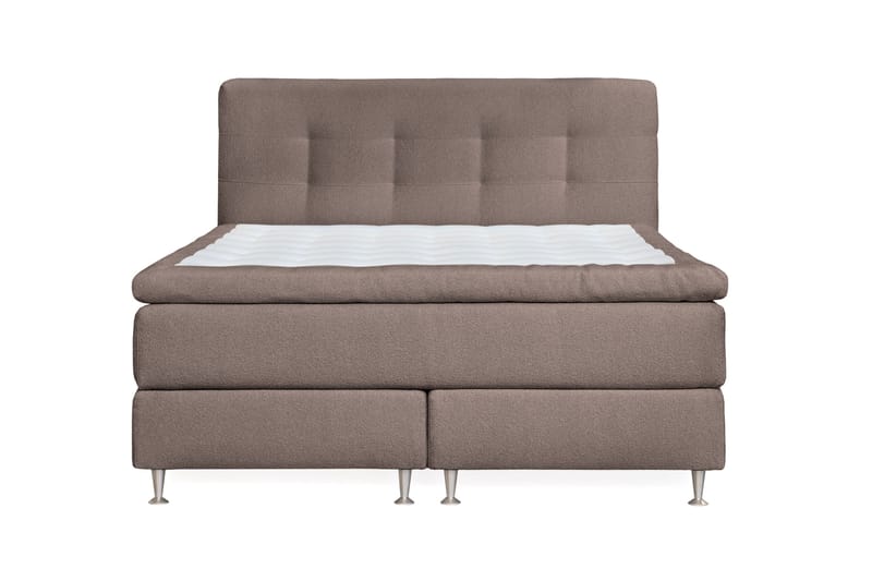 Oslo Lyx Sängpaket 180 knappar loop 8 - Ljusbrun - Möbler - Säng - Kontinentalsäng