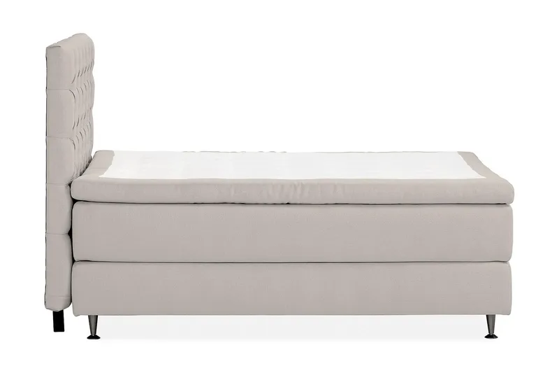 Oslo Lyx Sängpaket Kontinentalsäng 120x200 cm - Grå - Möbler - Säng - Kontinentalsäng