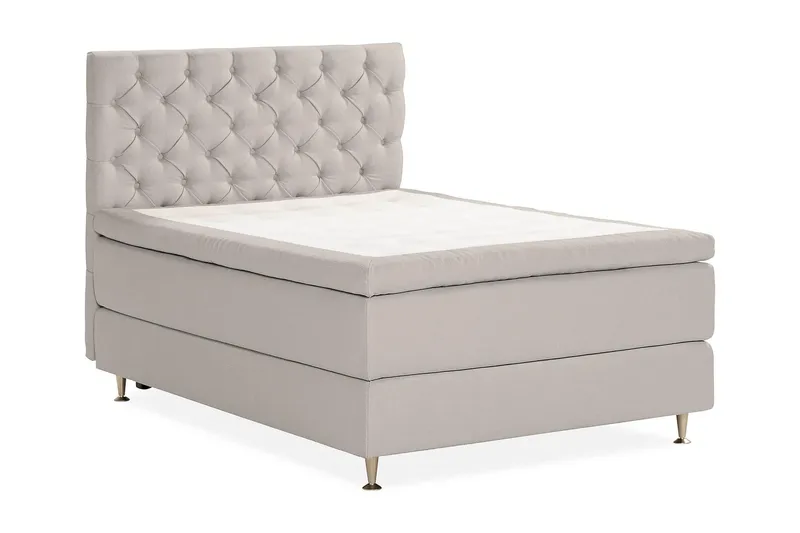 Oslo Lyx Sängpaket Kontinentalsäng 120x200 cm - Grå - Möbler - Säng - Kontinentalsäng