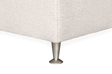 Oslo Lyx Sängpaket Kontinentalsäng 160x200 cm Curved Sänggavel - Ljusbeige - Möbler - Säng - Kontinentalsäng