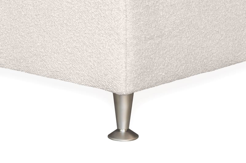 Oslo Lyx Sängpaket Kontinentalsäng 160x200 cm Curved Sänggavel - Ljusbeige - Möbler - Säng - Kontinentalsäng