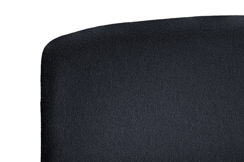 Oslo Lyx Sängpaket Kontinentalsäng 160x200 cm Curved Sänggavel - Svart - Möbler - Säng - Kontinentalsäng