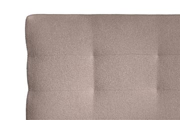 Oslo Lyx Sängpaket Kontinentalsäng 160x200 cm Knappar Sänggavel - Ljusbrun - Möbler - Säng - Kontinentalsäng
