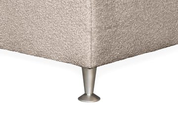 Oslo Lyx Sängpaket Kontinentalsäng 180x200 cm Curved Sänggavel - Beige - Möbler - Säng - Kontinentalsäng